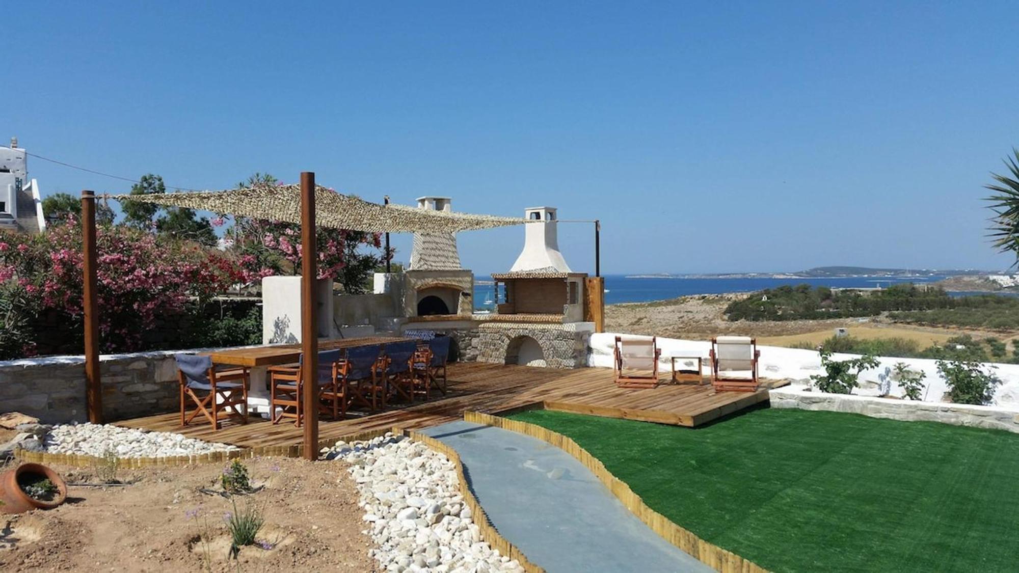 Maria Seaview Villa Near Naousa Exterior photo